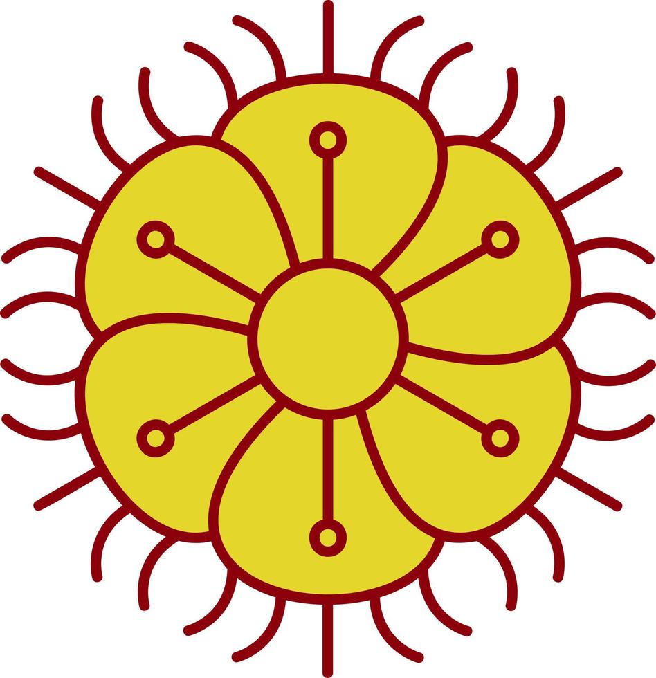 Fringed Dianthus Vector Icon Design