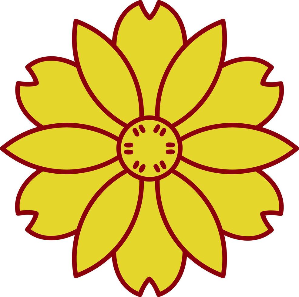 Chamomile Vector Icon Design
