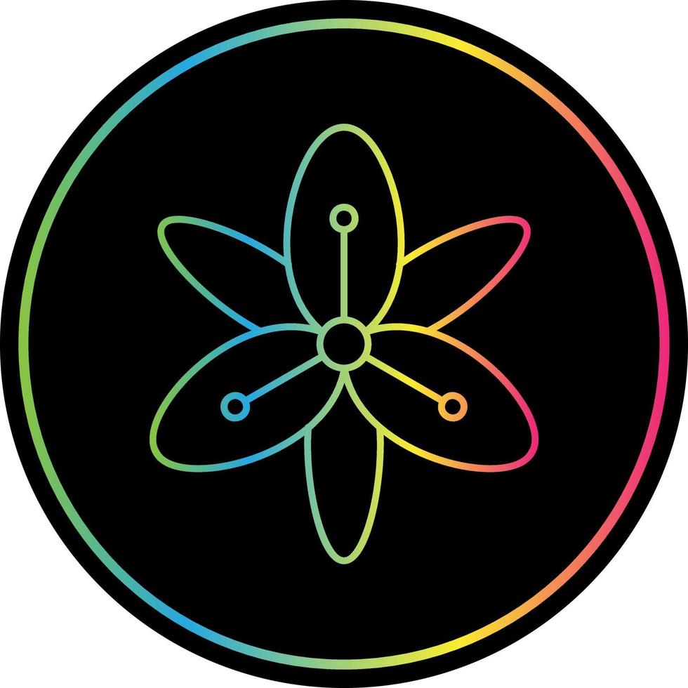 Tiger Lily Vector Icon Design
