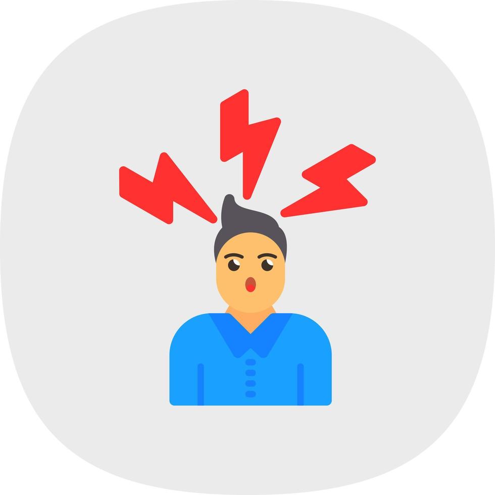 Headache Vector Icon Design