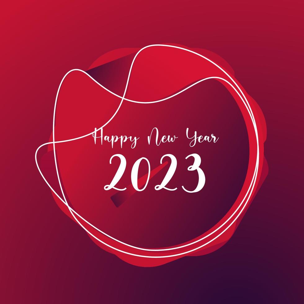 happy new year 2023 vector