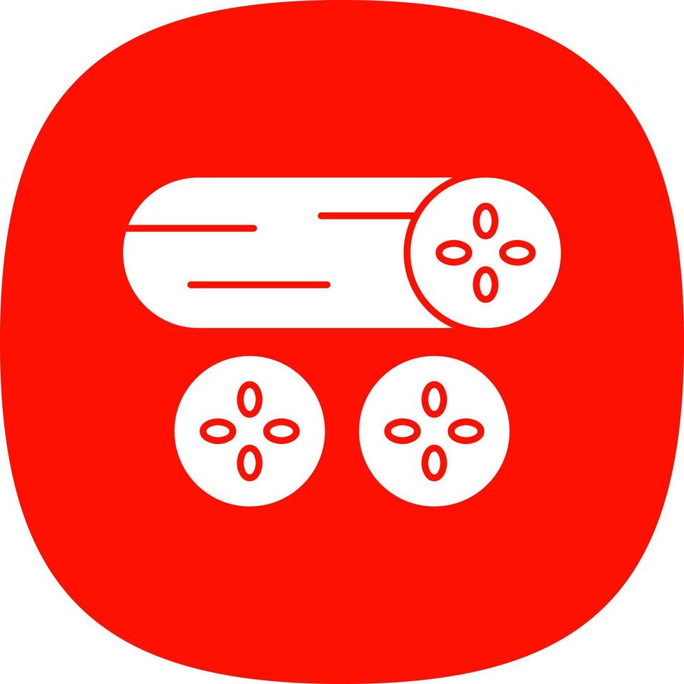 Cucumber Vector Icon Design