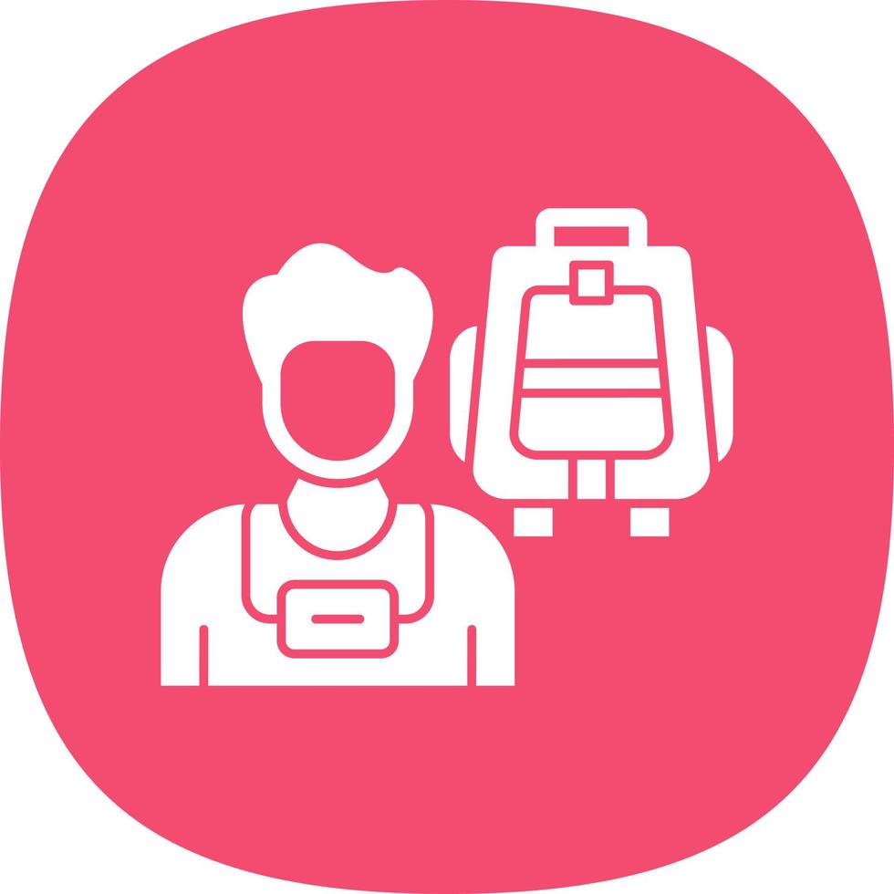 Tourist Vector Icon Design