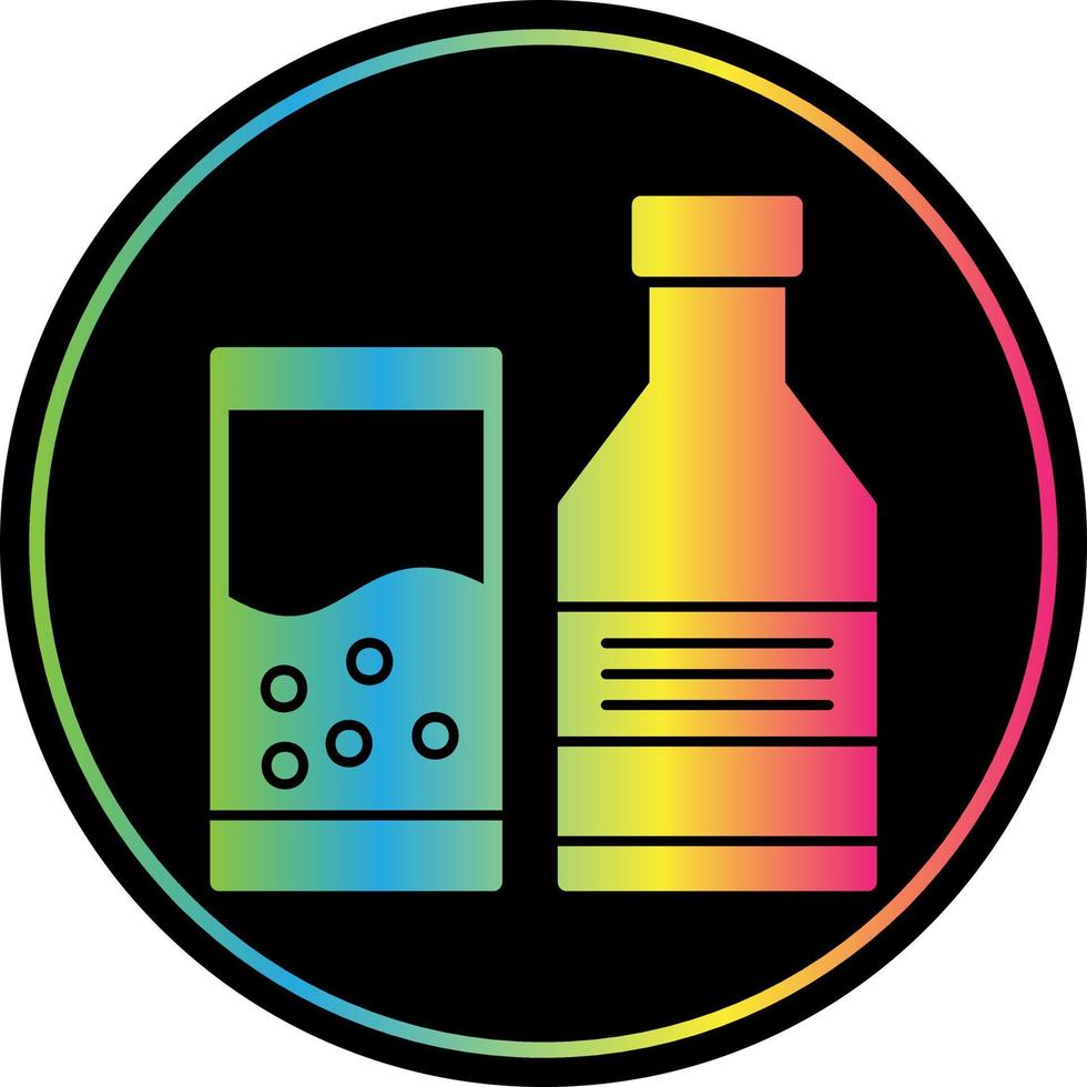 Alcoholic Drink Vector Icon Design