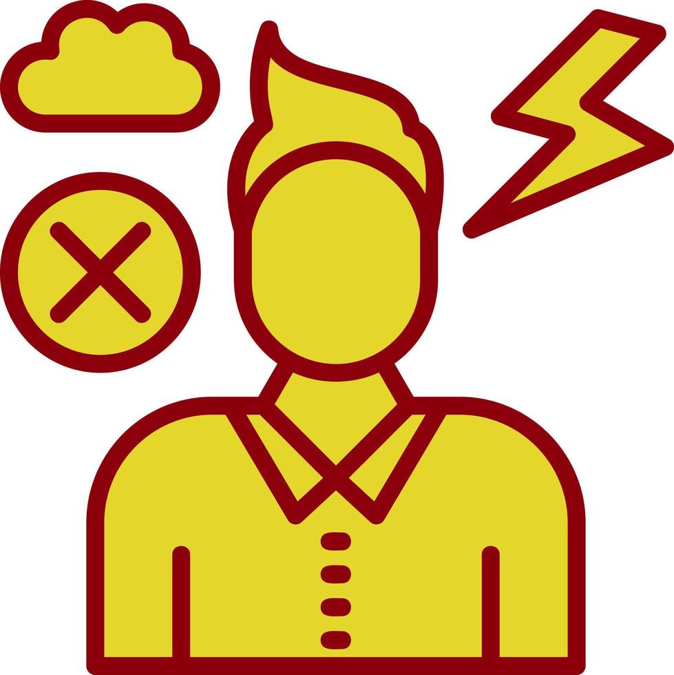 Anxiety Vector Icon Design