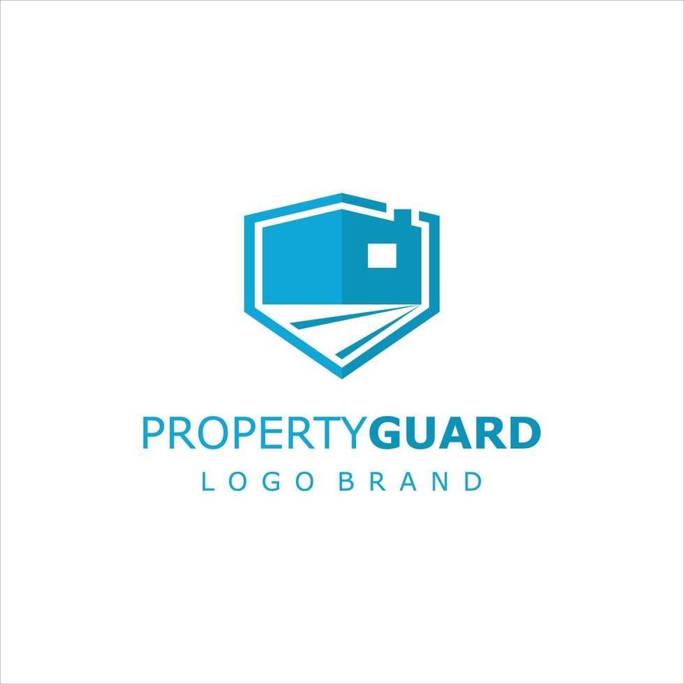 Property Guard Logo Design Shield Vector