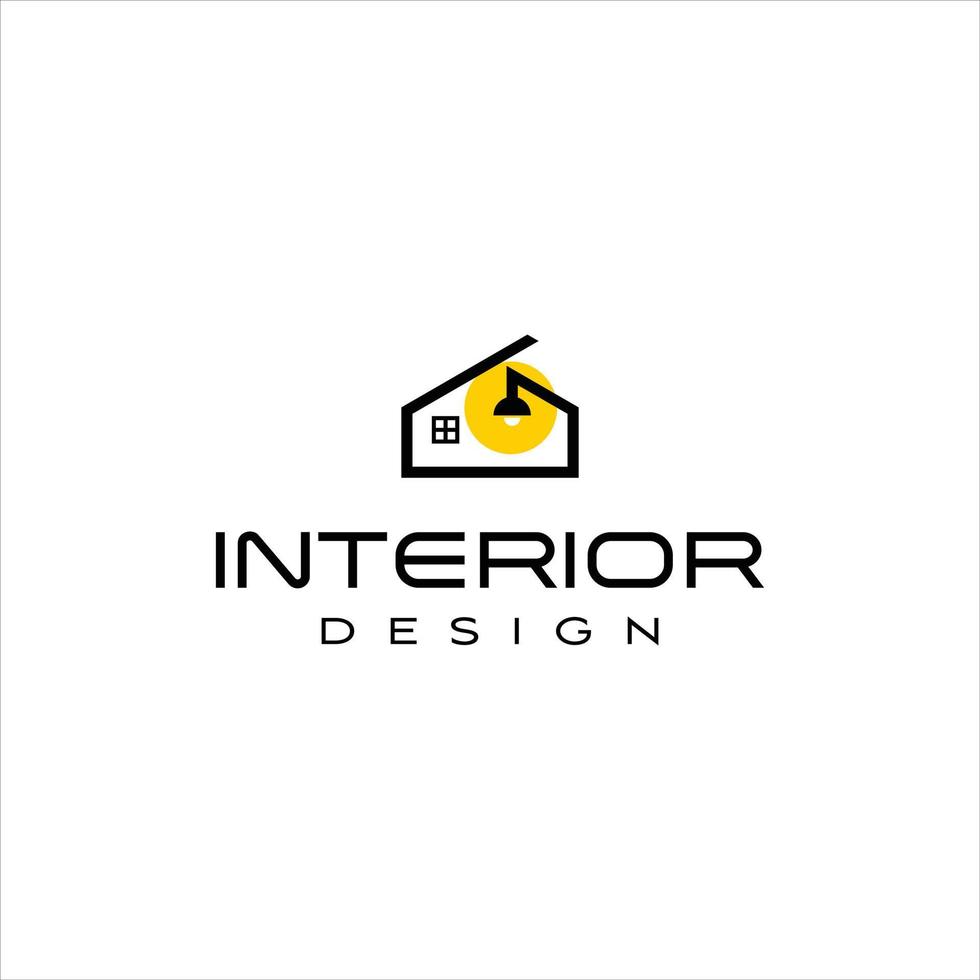 Home Logo Living Room Interior Vector Furniture Business Decoration Design.