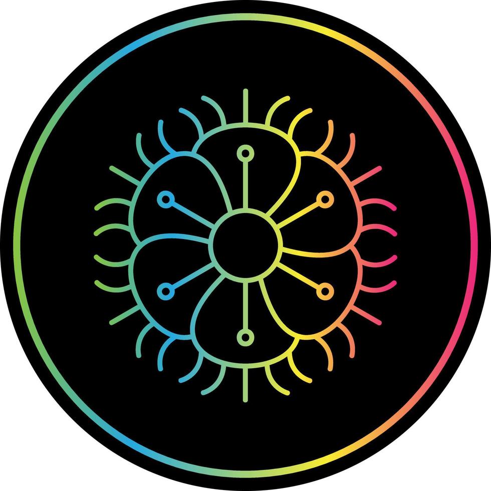 Fringed Dianthus Vector Icon Design