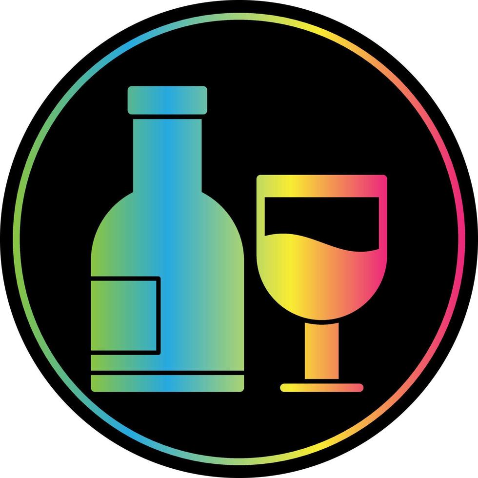 Alcoholic Drink Vector Icon Design