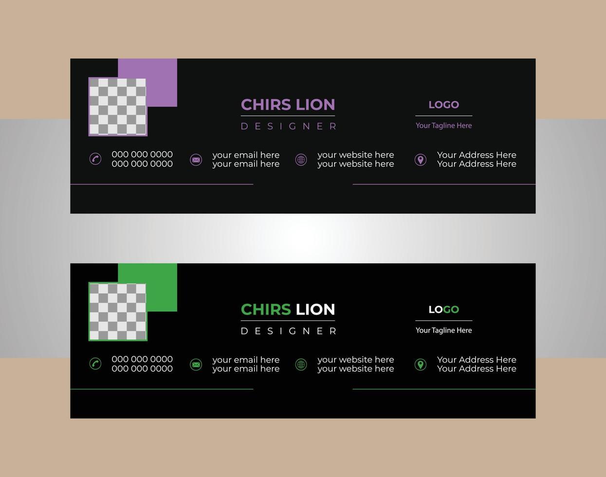 Cover template web banner design. vector