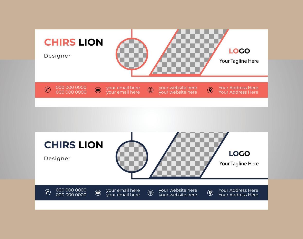 Cover template web banner design. vector