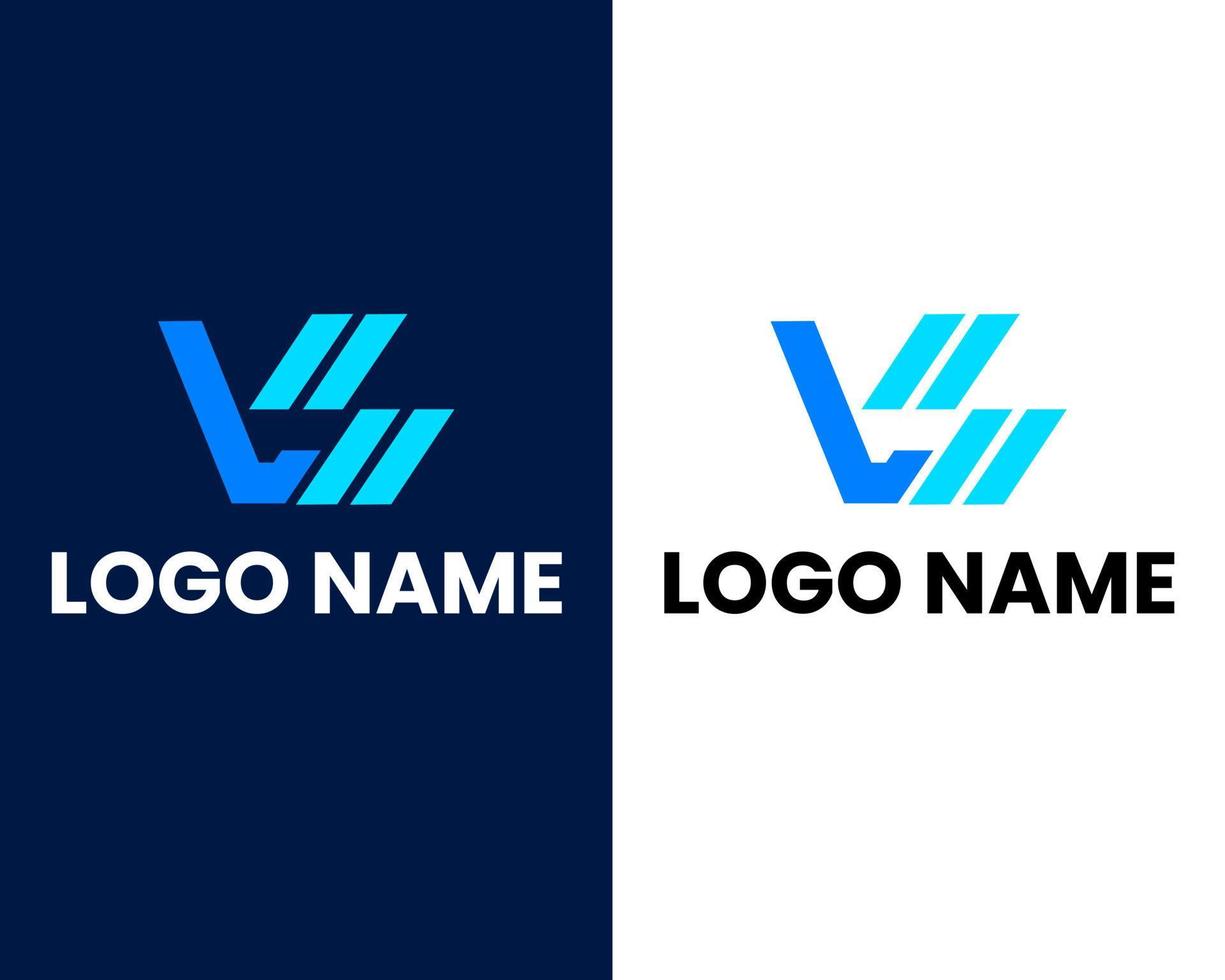 diseño de logotipo de letras premium vs o sv. logotipo de vector de curva elegante creativa. monograma creativo lineal de lujo. letras combinadas v y s.