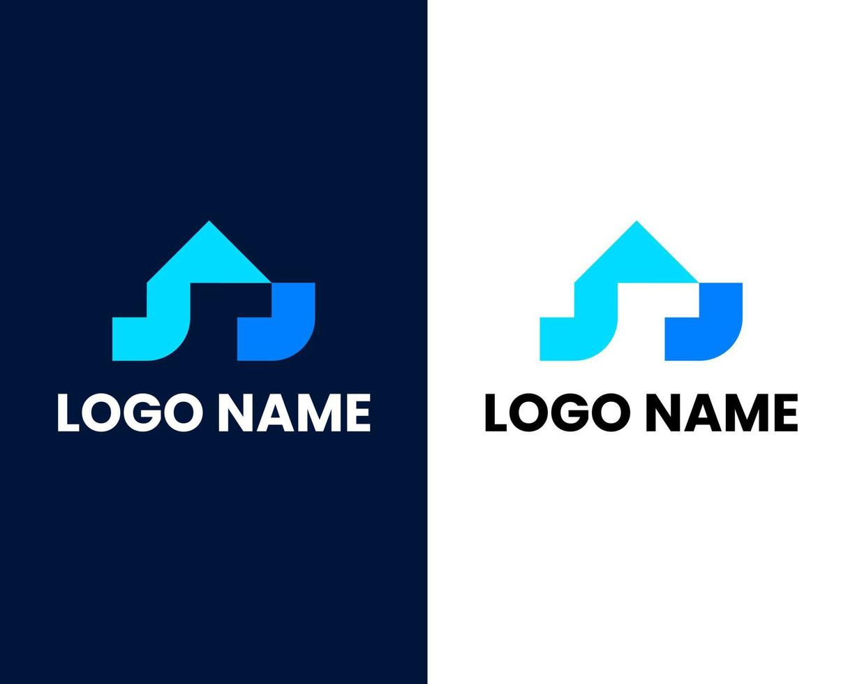 Logo design of R P PR RP in vector for construction, home, real estate, building, property. Minimal awesome trendy professional logo design template on black background.