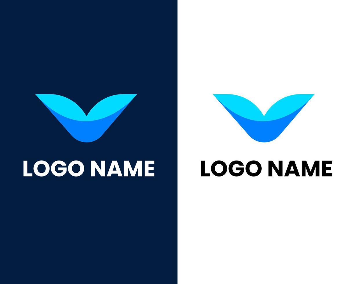 alfabeto letra v logo icono diseño vector