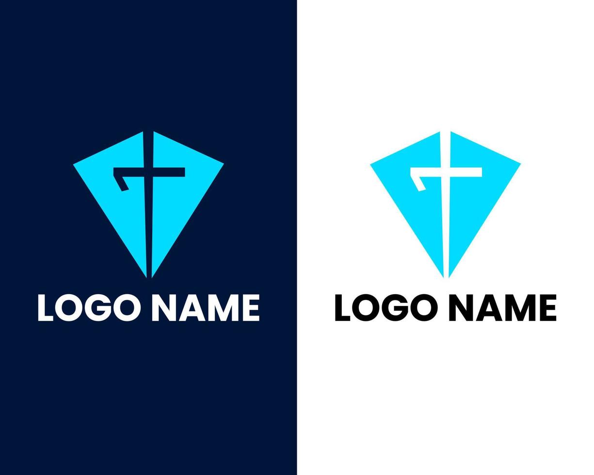 1 con signo de plantilla de diseño de vector de logotipo de corbata