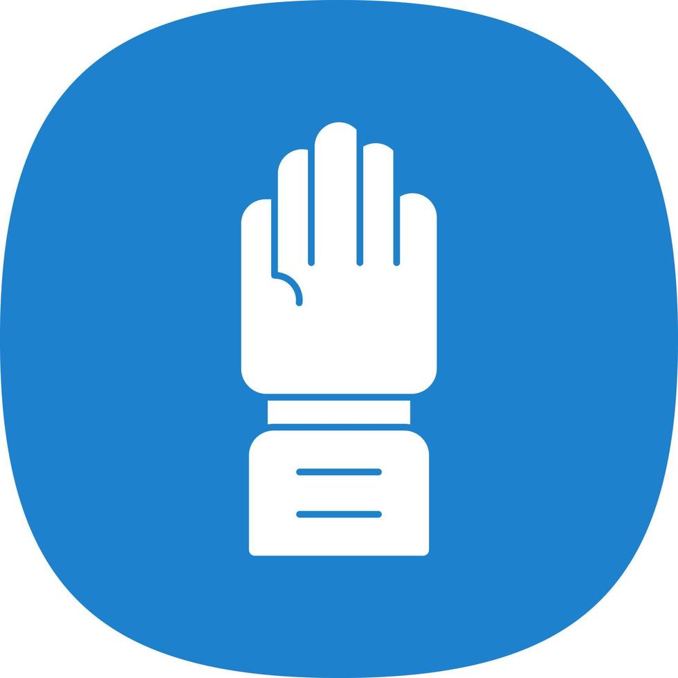Raise Hand Vector Icon Design