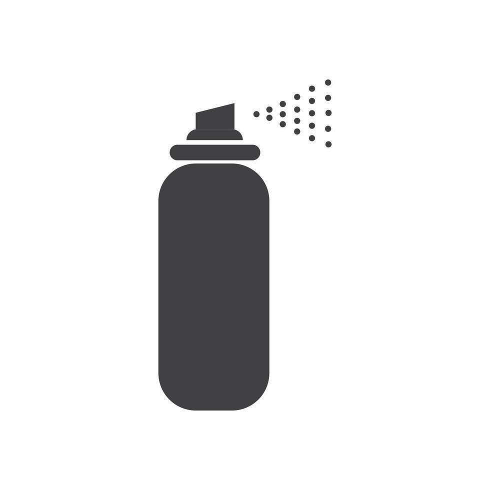diseño de plantilla de logotipo de icono de ilustración de vector de pintura en aerosol