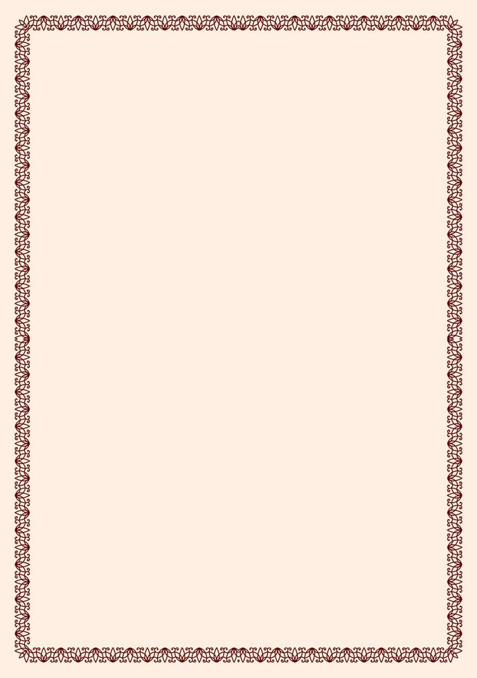 Elegant vector frame