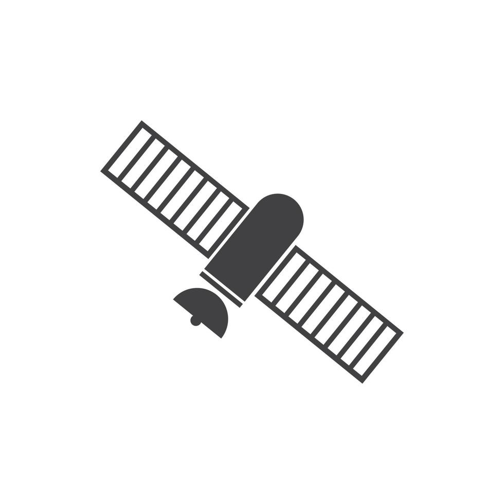 Satellite icon, transmission vector illustration