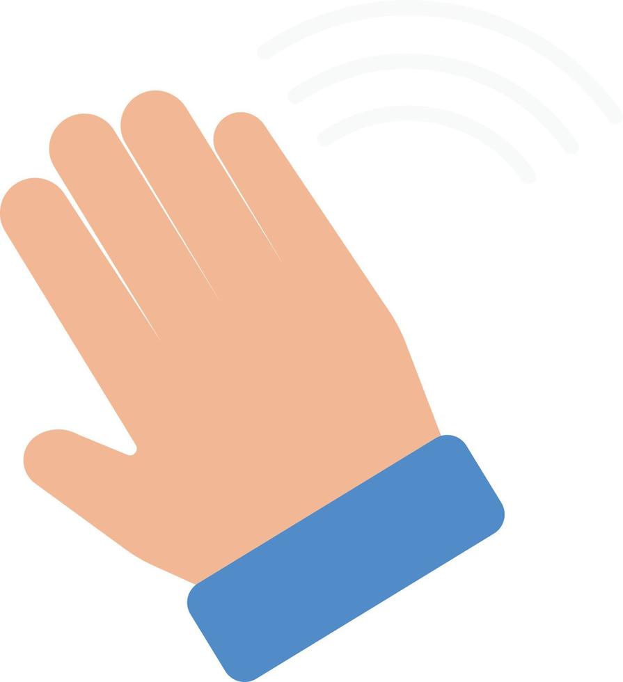 swipe hand gesture vector