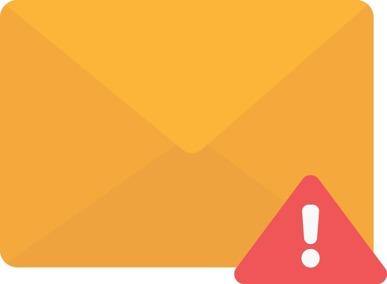 message warning alert vector