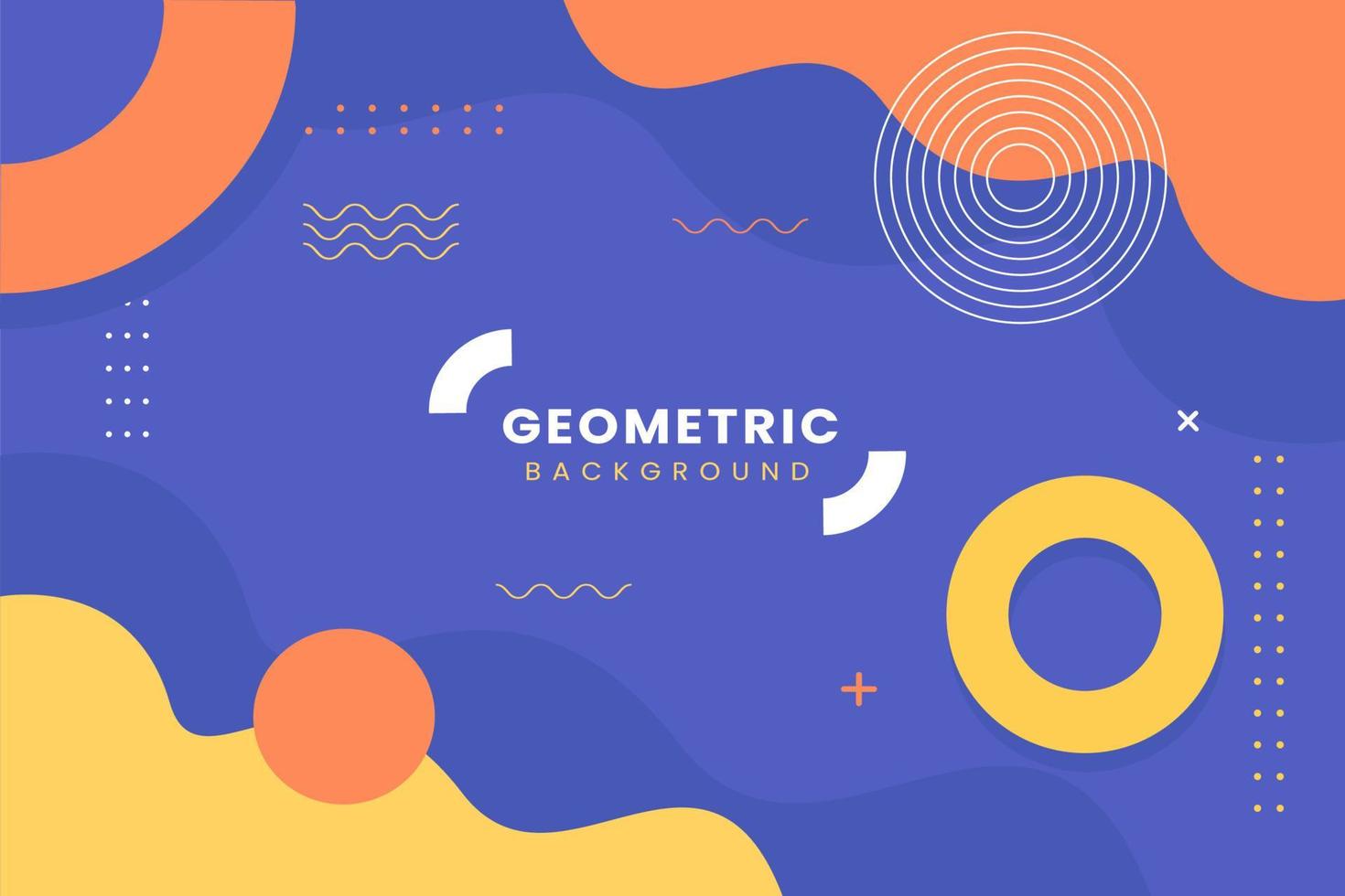 memphis minimalist geometric background vector