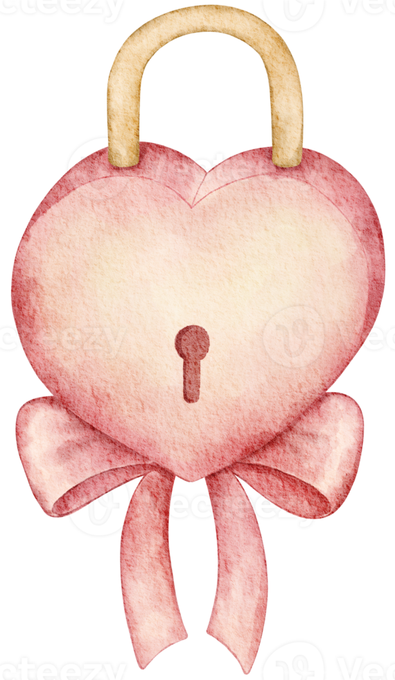 clipart de elemento de acuarela de san valentín png