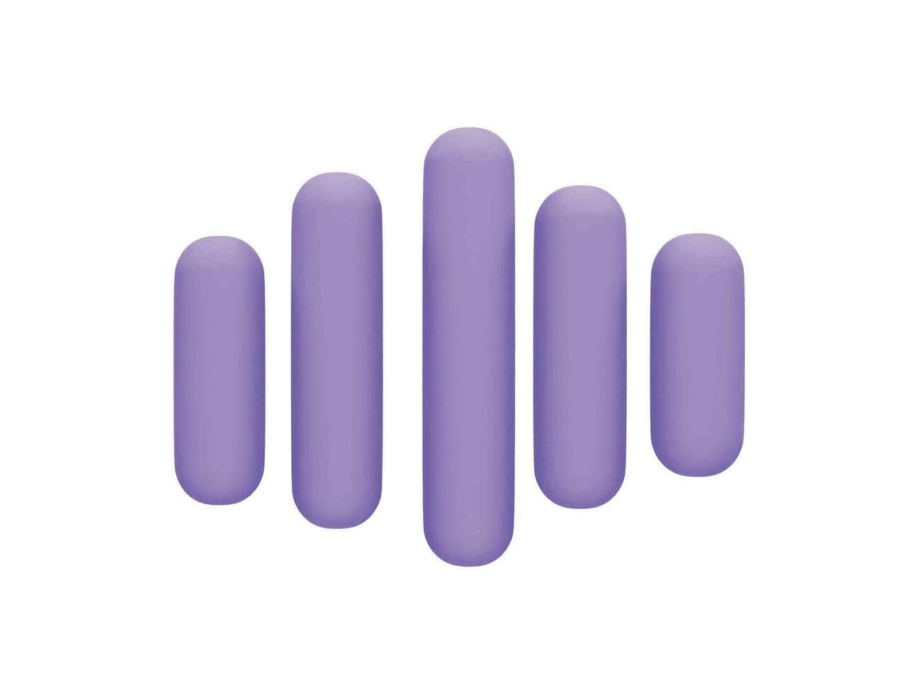 sound or audio wave icon symbols vector