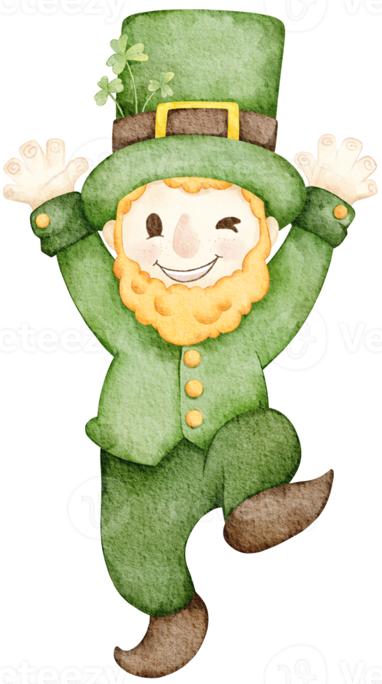 Happy St.Patrick's Day watercolor element png