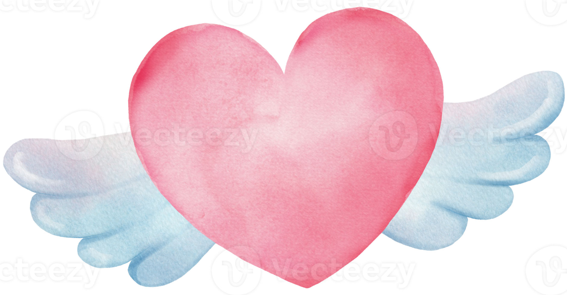 Watercolor Valentine's Day Element png