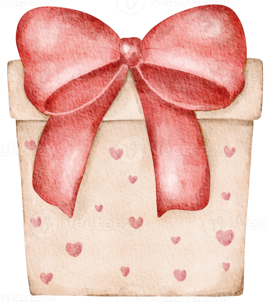 Watercolor Valentine's Day Element png