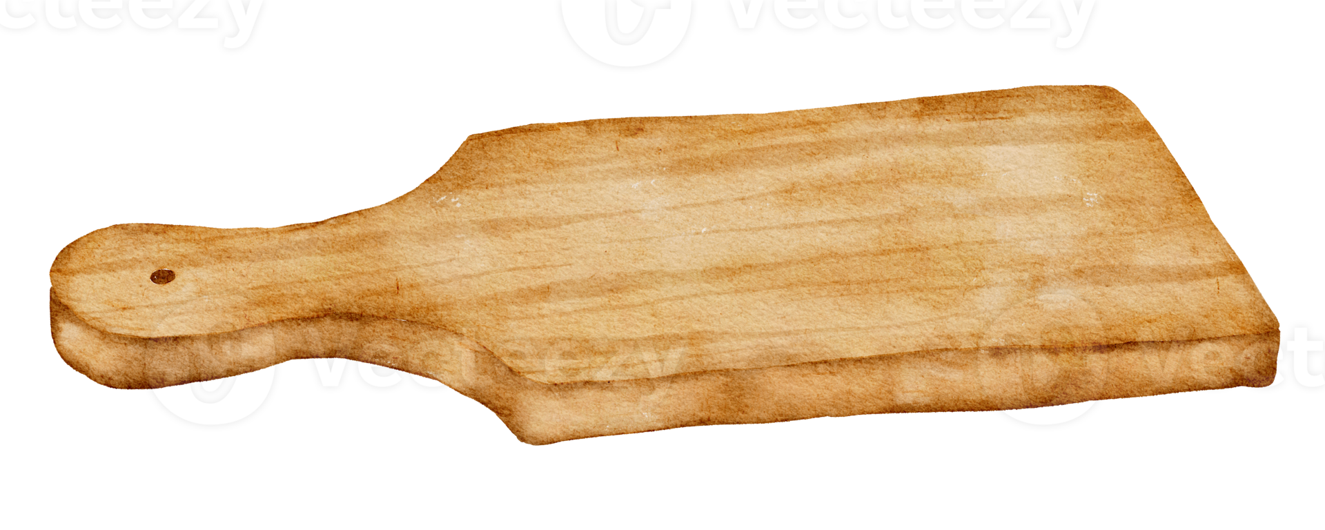 clipart de placa de madera de acuarela, png