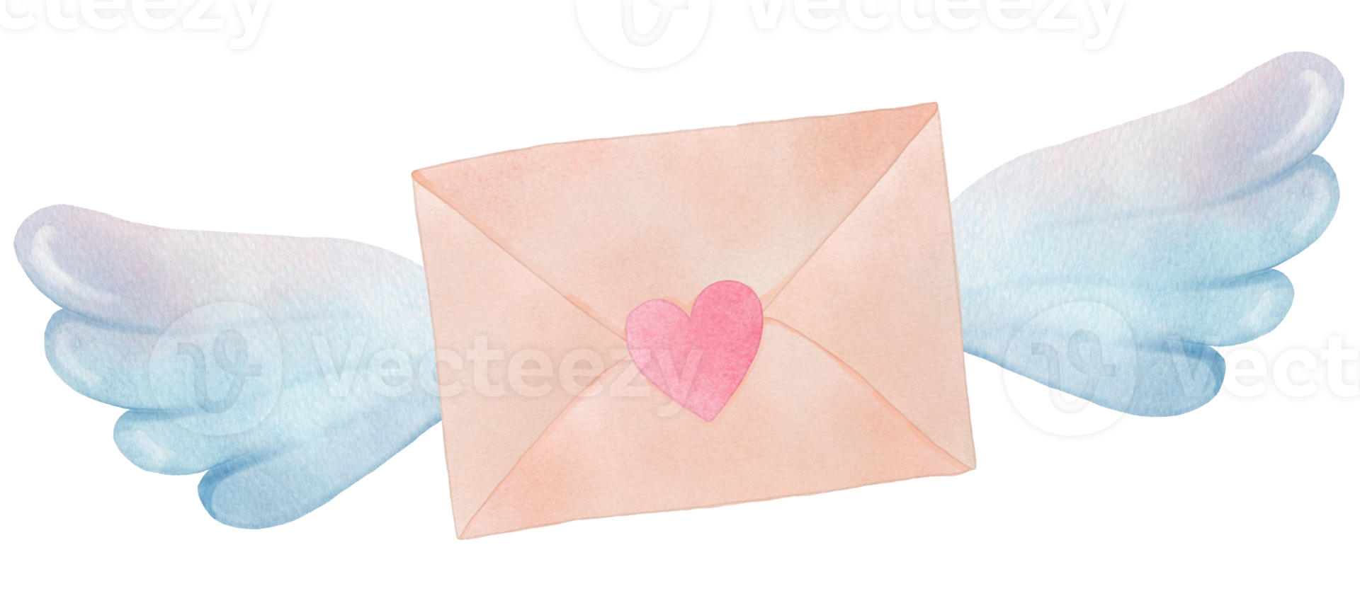 Watercolor Valentine's Day Element png