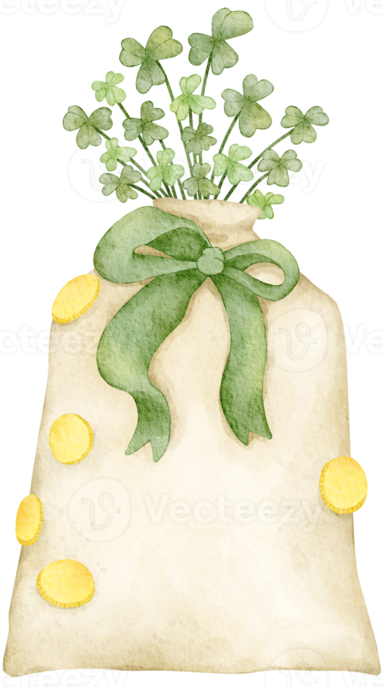 Happy St.Patrick's Day watercolor element png