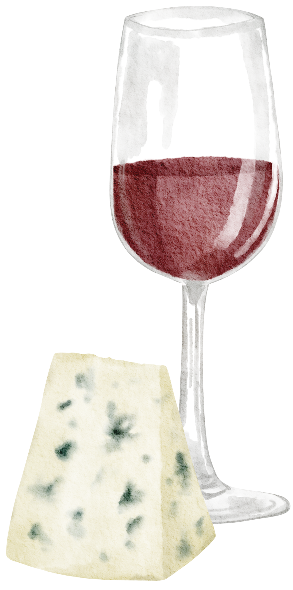 Watercolor Wine and Cheese Clipart, PNG 16627101 PNG
