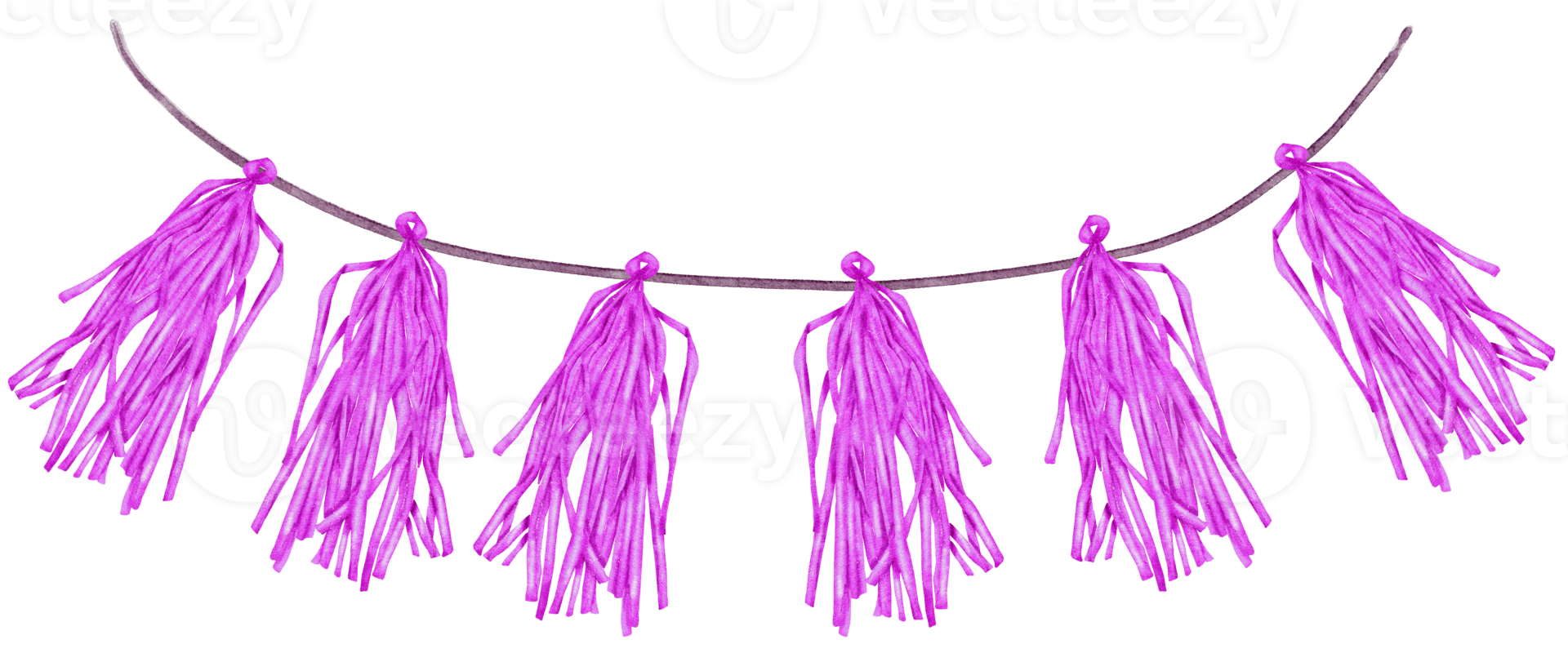 Watercolor Violet Foil Balloon element hand painted png