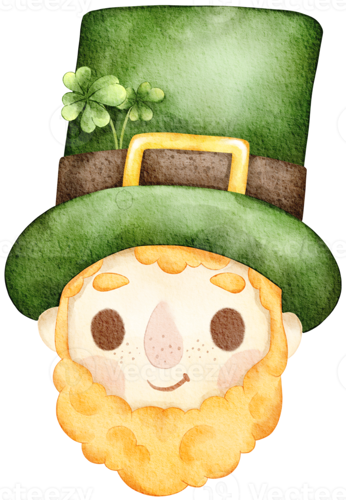 Happy St.Patrick's Day watercolor element png