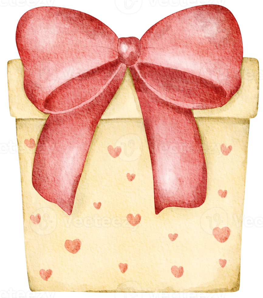 Watercolor Valentine's Day Element png