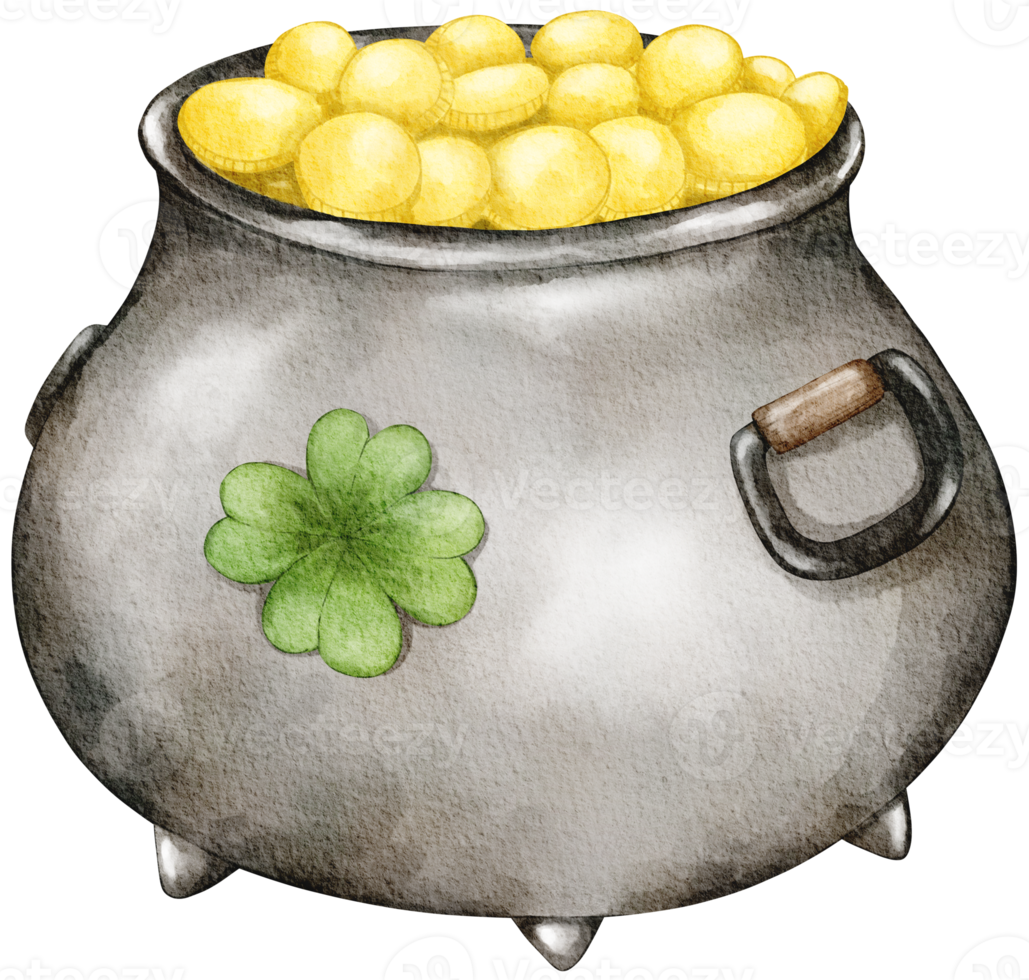 gelukkig st. patrick's dag waterverf element png