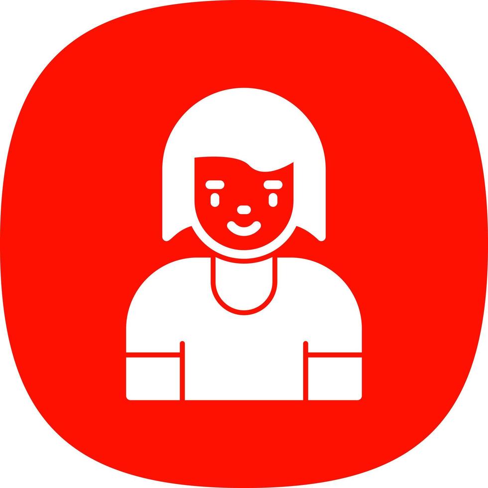 diseño de icono de vector de mujer