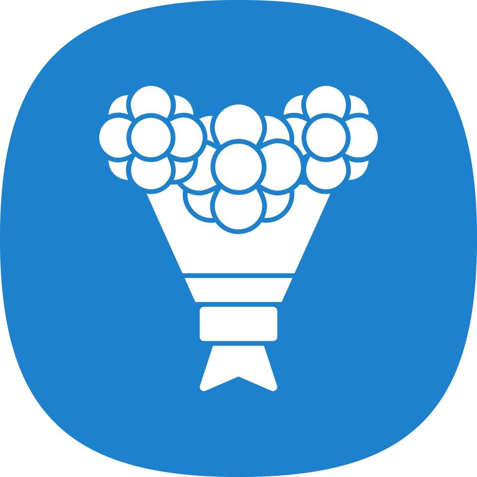 Bouquet Vector Icon Design