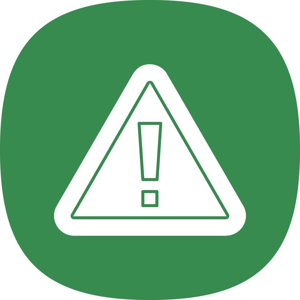 Caution Vector Icon Design