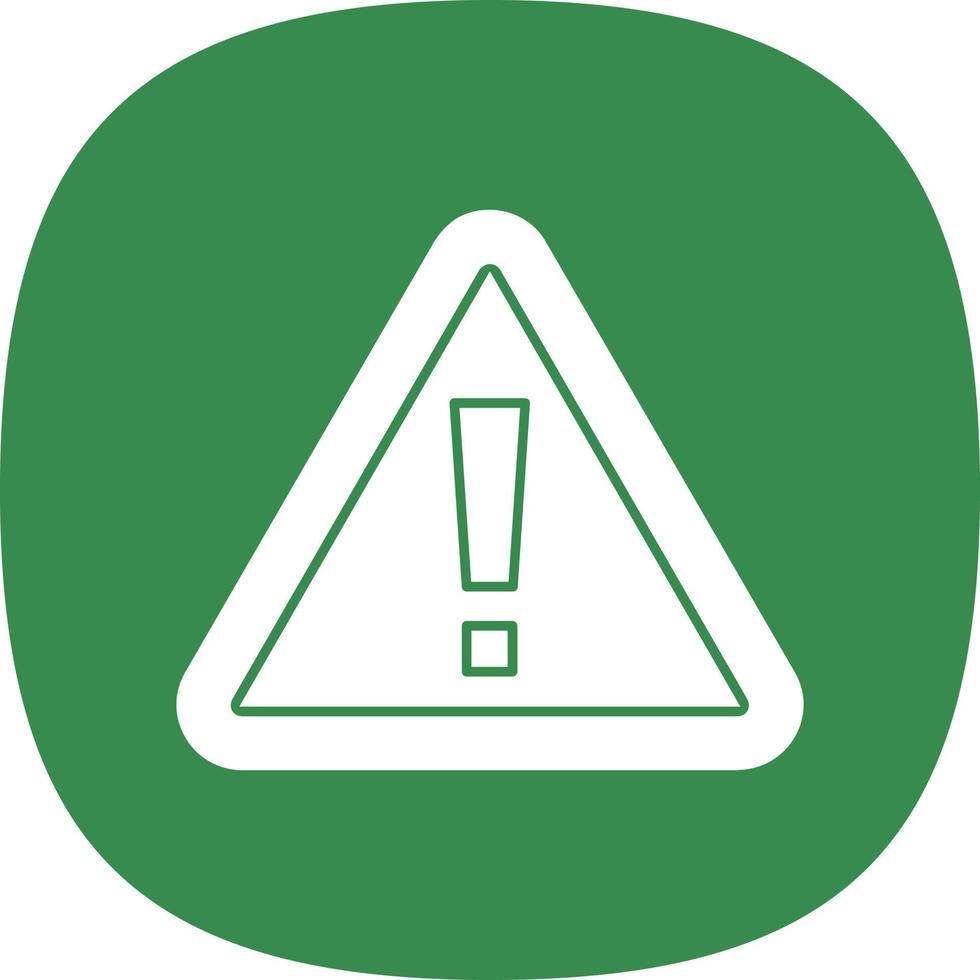 Caution Vector Icon Design