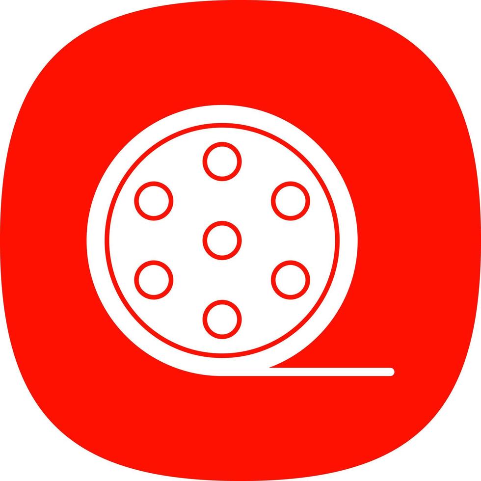 Film Reel Vector Icon Design