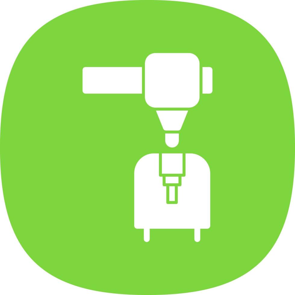 3d Printer Vector Icon Design