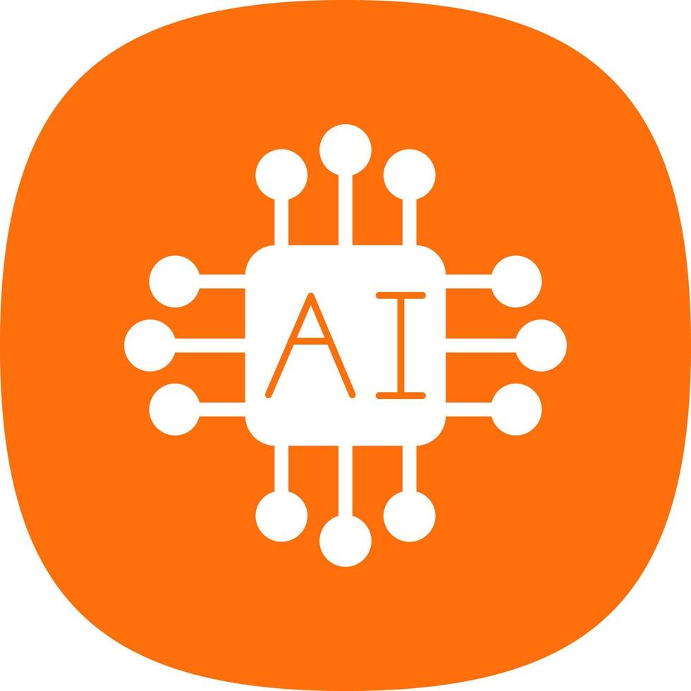 Artifical Intelligence Vector Icon Design