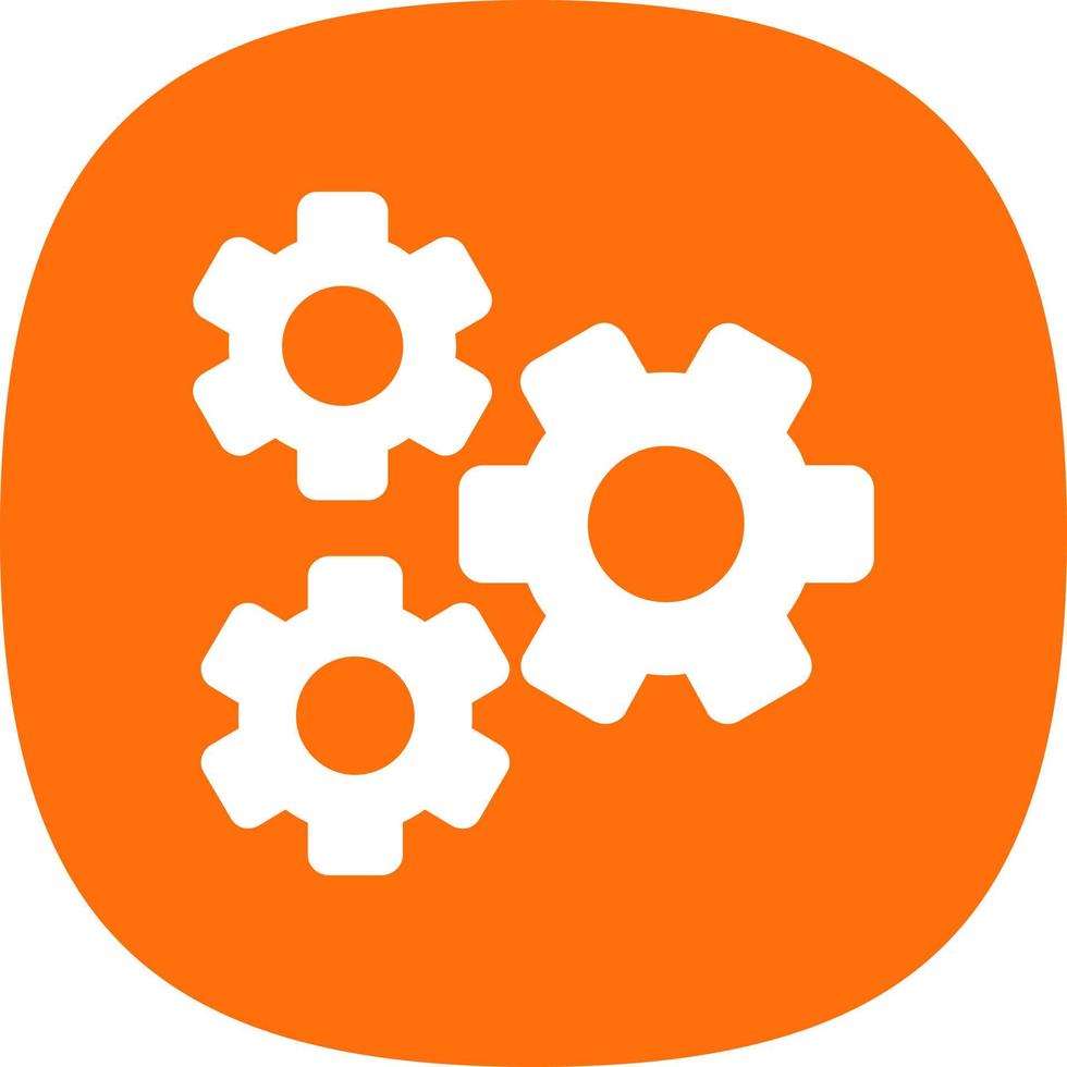 Cogwheel Vector Icon Design