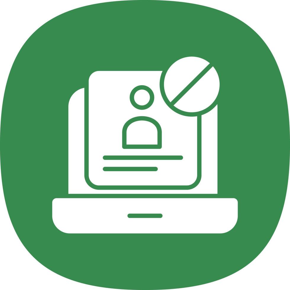Unauthorized Vector Icon Design