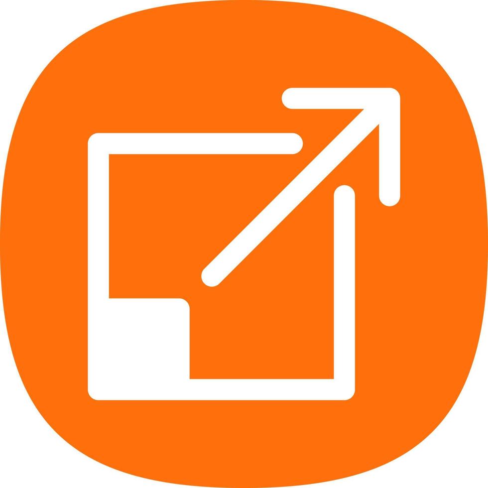 Resize Vector Icon Design
