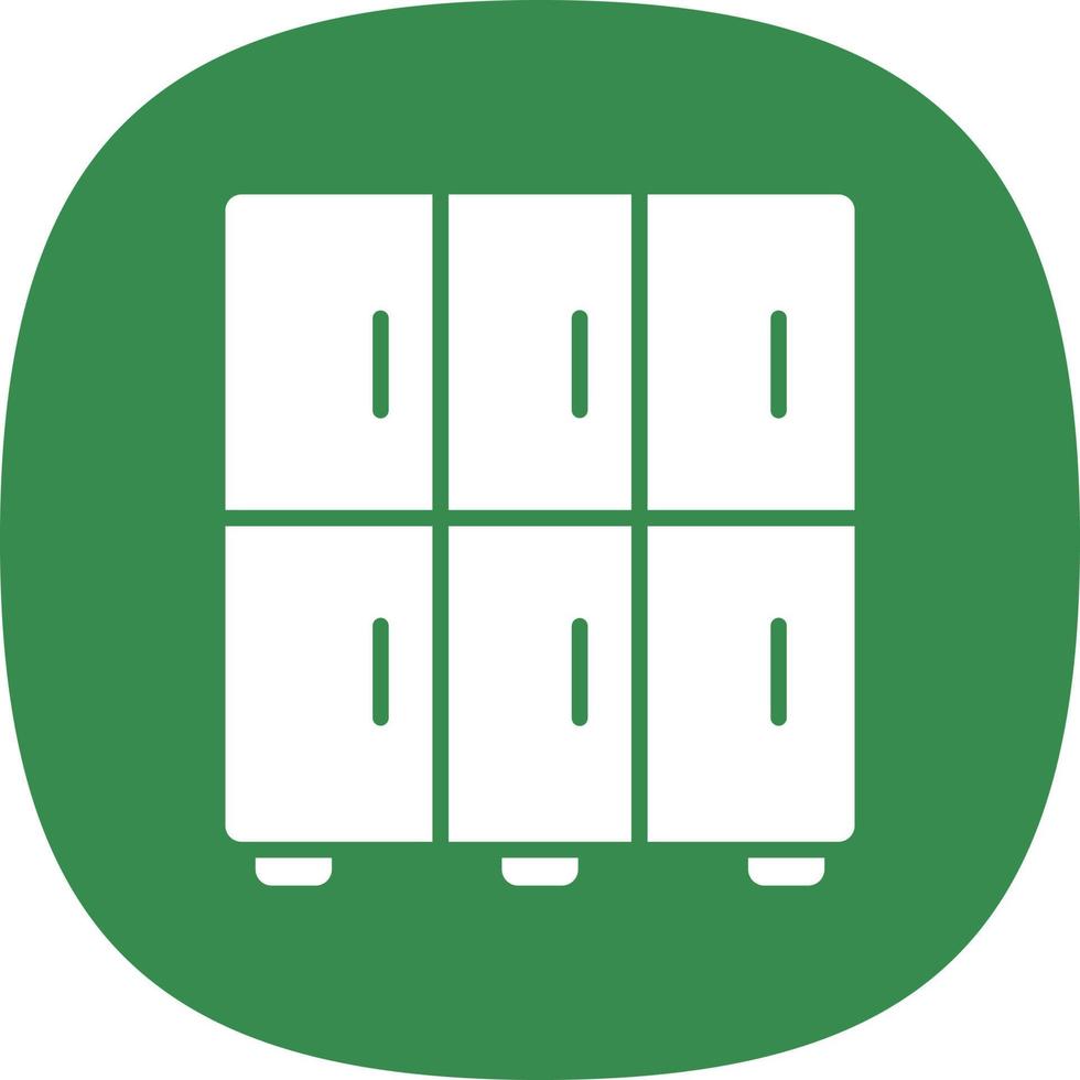 Locker Vector Icon Design